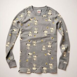 Peanuts By Hanna Andersson Snoopy & Woodstock Kids Long-Sleeve Shirt 120cm US 6-